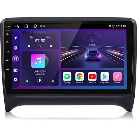 Autoradio Hexinex Pour Audi TT 8J 2006-2014 Android 14 CarPlay 2+64GB