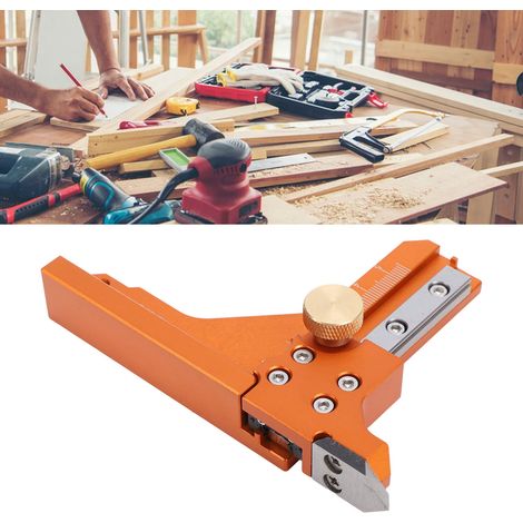 jauge de hauteur, règle de mesure de profondeur, outils de menuiserie, règle de réglage de table de scie, réglage de machine à affleurer (1/5)