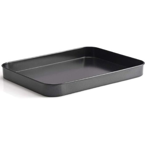 Mini plaque de cuisson en acier inoxydable Petit moule à four Rectangulaire Pour pâtisserie. cuisson et service 24.5 x 18.8 x 2.5 cm (1/5)