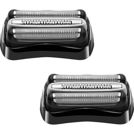 Tête De Rasoir, Lot de 2 têtes de rasoir de rechange Series 3 32B compatibles avec Braun S3 3040s 3000s 3050cc 3010s 3070cc 3080s 3090s 310s 3020s 330s 370cc-4 380s-4 (1/4)