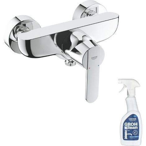 GROHE Quickfix Get mezclador de ducha mecánico + limpiador GrohClean (1/3)