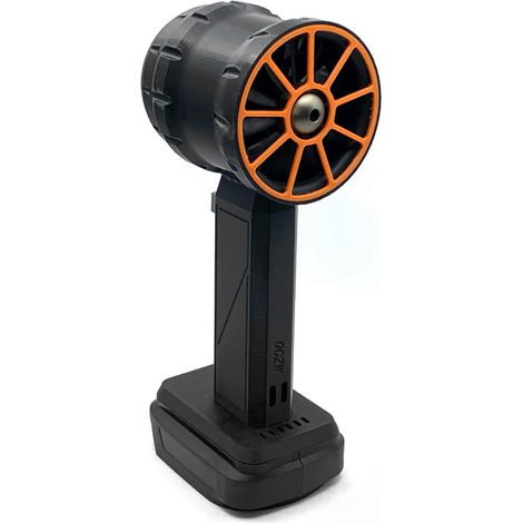 Kanalisierter Turbofan, 64 mm, bürstenloser Motorstrahlventilator, 2200 g Schub, Autowaschanlage, Staubgebläse, kompatibel mit Dewalt/Makita/Milwaukee 18 V/21 V-Batterien optional
