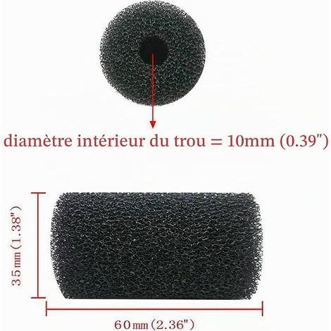 Pre-Filter Sponge Aquarium Foam Sponge Roller Cover Intake Filter Pump Replacement Filter for Aquarium Accessories S (1/3)