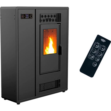 Stufa a pellet Air Slim Astral 12,2 kW Sannover Nero