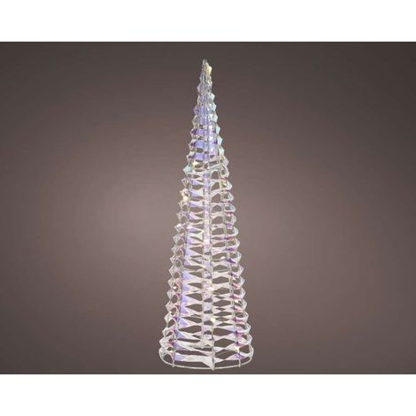 Lumineo LED Cone Blu - Luminoso con Timer e LED - 80 cm