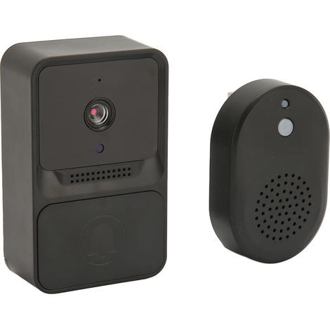 Sonnette vidéo HD avec vision nocturne, étanche IP65, détection de mouvement et surveillance à distance, caméra sans fil pour la maison (1/5)