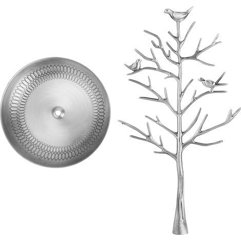 Fashionable hanging stand, necklace and bracelet display, storage tool, Antique silver (1/5)