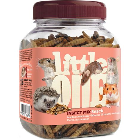 Little One Insektenmischung Snack für Hamster, Ratten, Mäuse und Rennmäuse 75 g