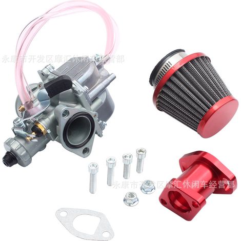 Go-kart 212cc GX200 6.5hp CT200U KT196 intake manifold, air filter, VM22 carburetor kit (1/5)
