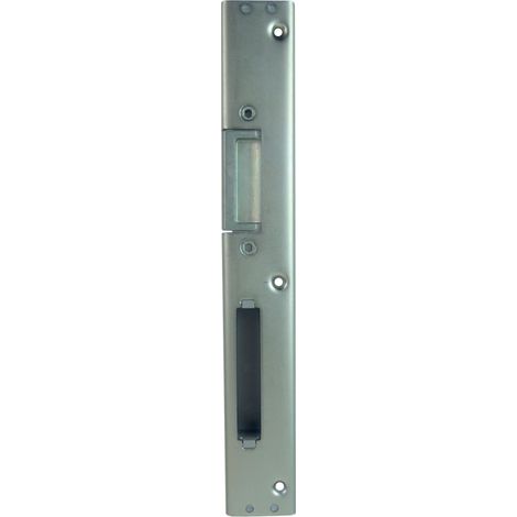 Gâche pour crémone PVC – Compatible serrures Roto H600/C600 – Sens d'ouverture DIN gauche – Gamme Rehau 729/Aralya/Geneo