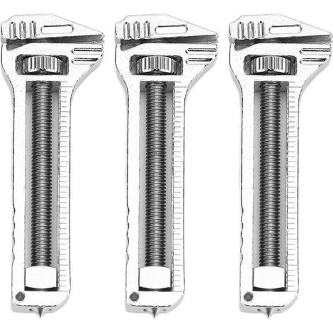Mini clé multi-outils réglable, ouvre-bouteille multifonctionnel pour sac à dos Camping randonnée 3 pièces (1/5)