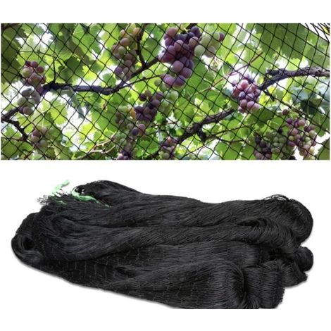 5M x 30M-Filet Anti-Oiseaux Filet en Nylon Noir pour Fruit Plant Fruit Filet Anti-Oiseaux Filet (1/5)