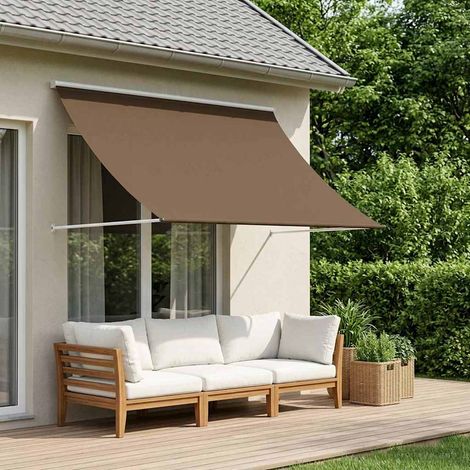 vidaXL Auvent Taupe 150 x 150 cm (1/5)