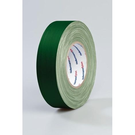 HellermannTyton HelaTape Tex cinta adhesiva verde 19 mm x 10 m