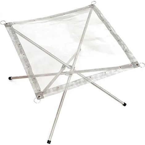 Foyer de camping portable et pliable en maille, idéal pour le camping. Foyer de camping en acier inoxydable, réchaud de cuisine portable. (1/3)