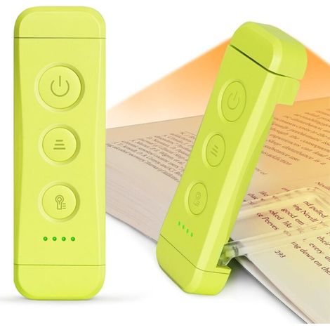 Lampe de Lecture Rechargeable, Lampe Lecture au Lit, 3 Couleurs X 5 Réglages de Luminosité, Compacte et Durable, Cadeau pour les Liseuse Lampe de Lecture [Classe énergétique A] (1/5)