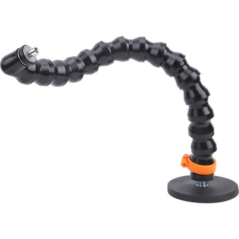 Outil de réparation de bosses de voiture à ventouse flexible avec coude noir (1/5)