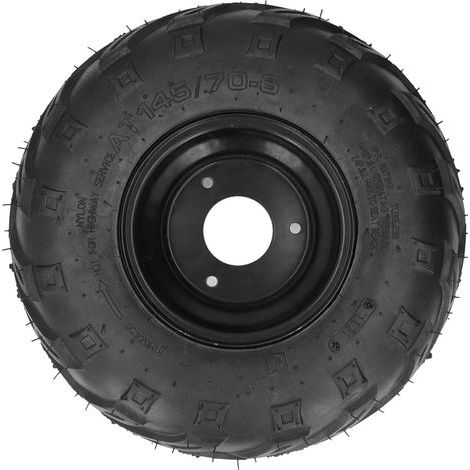 Pneu ATV 145/70-6 en acier allié avec jante de 6 pouces pour kart UTV Quad Bike 4 roues. (1/5)
