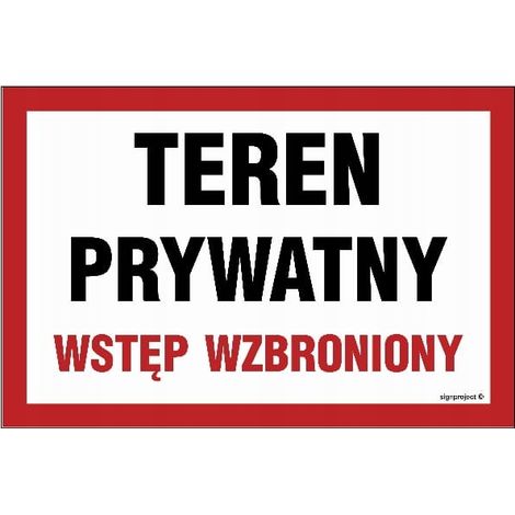 NC031 Privatgrundstück – Zutritt verboten 300x200PN
