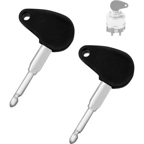 3341981010 Lot de 2 clés de contact pour tracteur Bosch, serrure de construction, compatible avec clé Fendt et clé John Deere (1/5)