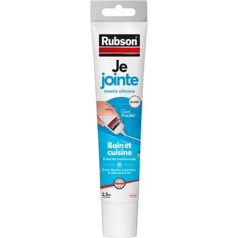 Silicone sigillante "Je Jointe" bianco, tubo da 50 ml