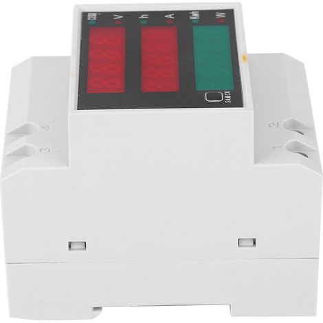Compteur électrique multifonction D52-2047 : affichage numérique du courant, de la tension et du facteur de puissance, AC 200-450 V. (1/5)
