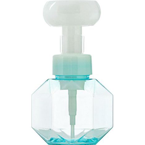 Schaumseifenspender, Pumpflasche, Küchenbehälter aus Kunststoff, nachfüllbar, Kosmetikbehälter für Gesicht, Shampoo und Dusche, 300 ml, 1 Stück (Blau)