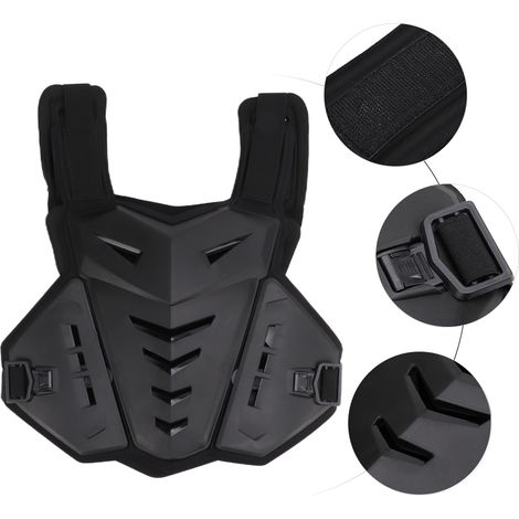 Gilet de protection dorsale et pectorale pour adulte, idéal pour la moto, le vélo et le skateboard. Équipement de protection pour moto, vélo et skateboard. (1/5)