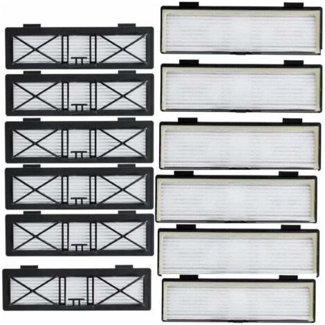 Lot de 12 filtres connectés pour Neato Botvac, Neato Botvac, Connected Series D80 D5 D3 D85 D7 avec brosse de nettoyage gratuite (1/4)