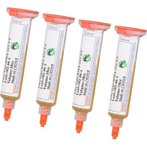 10 Stück Lötpaste ohne Reinigung, 10 ml, hochisolierende Reparatur-Flussmittelpaste für Handys und Computer, BGA 223 (1/5)