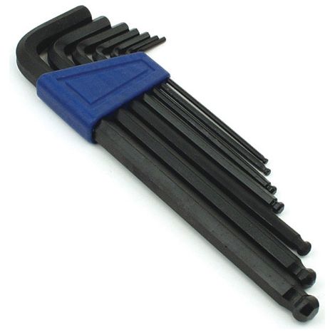 Brüder Mannesmann Winkelschraubendreher-Set 10 mm, 8 mm, 6 mm, 5 mm, 4 mm, 3 mm, 2.5 mm 7teilig