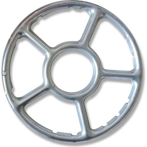 Support pour cuisinière à gaz - Argent - Support pour cafetière - Fixation pour cuisinière à gaz - Compatible avec les plaques de cuisson à gaz - Rond (1/5)