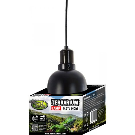 Paralume riflettore Reptile Nova da 5,5" (14 cm) - attacco E27 in ceramica (1/3)