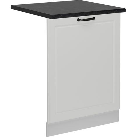 Pannello frontale della lavastoviglie R-Line, Bianco casa di campagna, 60 cm , PL Antracite, Vicco