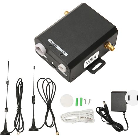 Industrieller 4G-LTE-Router (150 Mbit/s), Nano-SIM-Steckplatz, 16 Benutzer, mobiler WLAN-Zugangspunkt mit 2 Antennen, 100–240 V US-Stecker