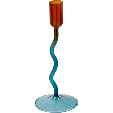 Kerzenhalter Homy H. 20 cm - Blau (1/4)