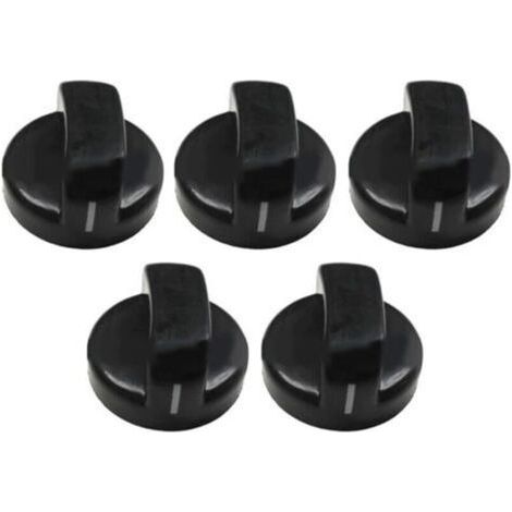 5PCS Bouton de cuisinière à gaz de 8 mm, boutons universels résistants à la température pour cuisinière à gaz, cuisinière à gaz, four (1/5)