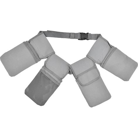 Ceinture porte-outils de jardin en toile à 7 poches, sac de rangement pour outils de jardin, organisateur pour la maison et le jardin (1/5)