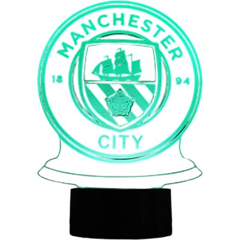 Manchester City FC USB 3D Anime-Nachtlicht, stimmungsvolle LED-Tischlampe, Weihnachtsgeschenk für Fußballfans, dekorative Lampe für Kinder (1/5)