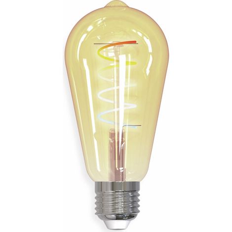 TINT LED-Lampe MüLLER LICHT E27, 5,5 W, 380 lm, EEK G, ST64, RGB (1/5)
