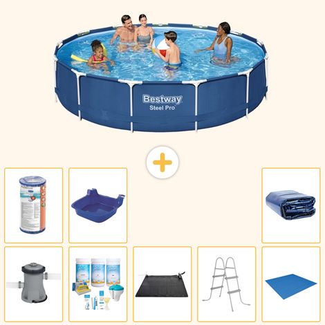 Bestway Bestway Steel Pro Ronde - 396x84 cm - 9-pièces  S21622 (1/5)