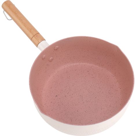 Multifunktionaler Antihaft-Topf für Milch, Ramen, gleichmäßige Wärmeverteilung, isolierter Griff, geeignet für Gas- und Induktionsherde, 20 cm (1/5)