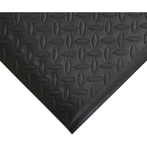 Tapis anti fatigue Coba Europe, 600mm x 900mm x 9mm en Mousse de PVC, anti-dérapant ( Prix pour 1 )