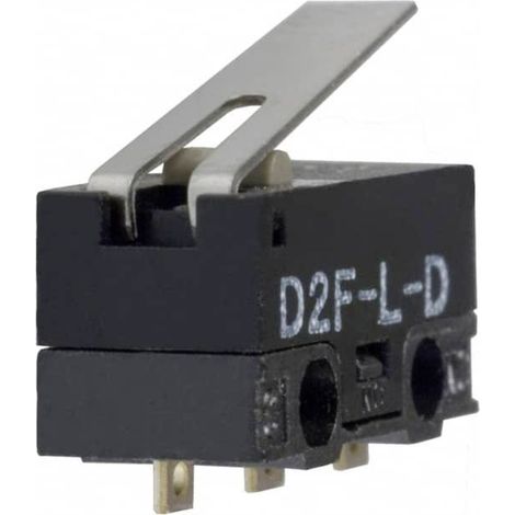 Omron D2F-L-D Mikroschalter  30 V/DC 2 A 1 x Ein/(Ein)   1 St. Bag