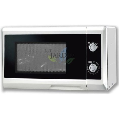 Suinga – Micro-ondes 20 L 700 W avec grill – 5 niveaux de puissance – Fonction décongélation – Minuterie 30 min – Pieds antidérapants (1/2)