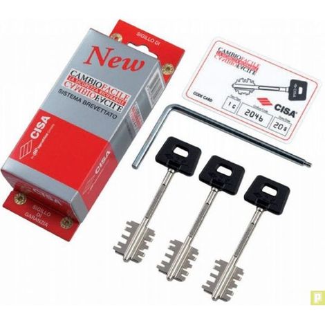 Kit change facile clé longue - CISA - CIS06520.60.1 (1/2)