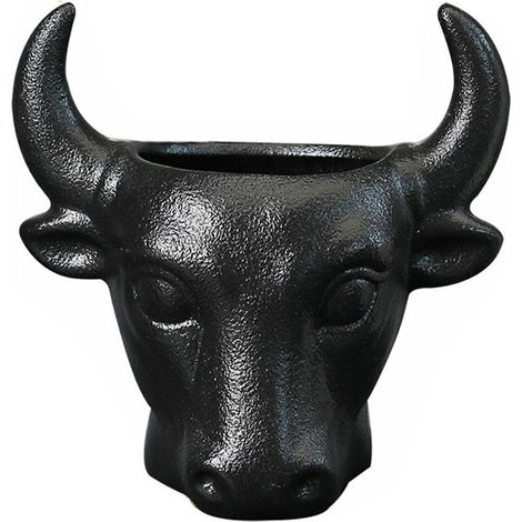 Maceta de cerámica blanca creativa – Maceta elegante para suculentas – (Modelo de lujo “Black Ball”) – 1 pieza (1/5)