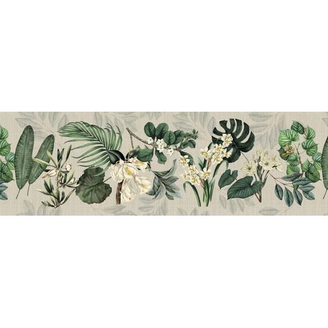 Tappeto Passatoia Cucina Antiscivolo Linea Futura Botanica By Suardi, misura52x180coloreBotanica