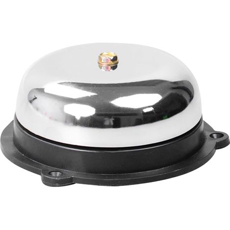 Anneau de Cloche électrique, Anneau électrique de 2 Pouces, Type de gâche intérieure sans Cloche d'étincelle, Anneau en Acier Inoxydable pour Porte Tout Usage, Maison (1/5)