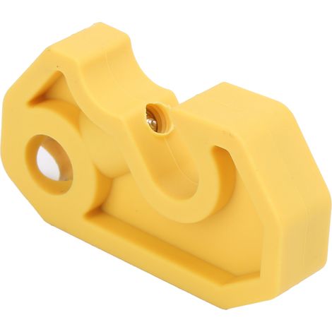 Ortviai Cadenas pour circuit miniature monophasé en plastique jaune pour disjoncteur